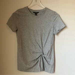 Banana Republic Gray Knot Tee New with Tags Size XS Petite
